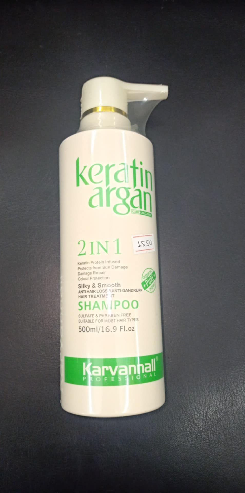 Keratin Argan silky and smooth Shampoo 